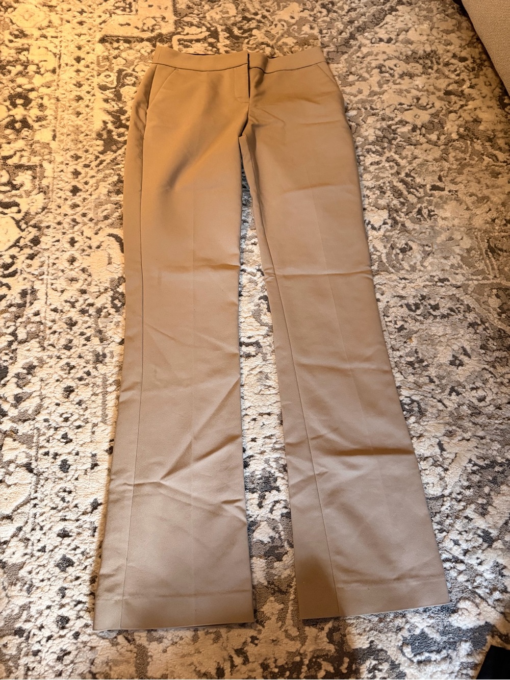 Express Women's Flare Pants in Tan